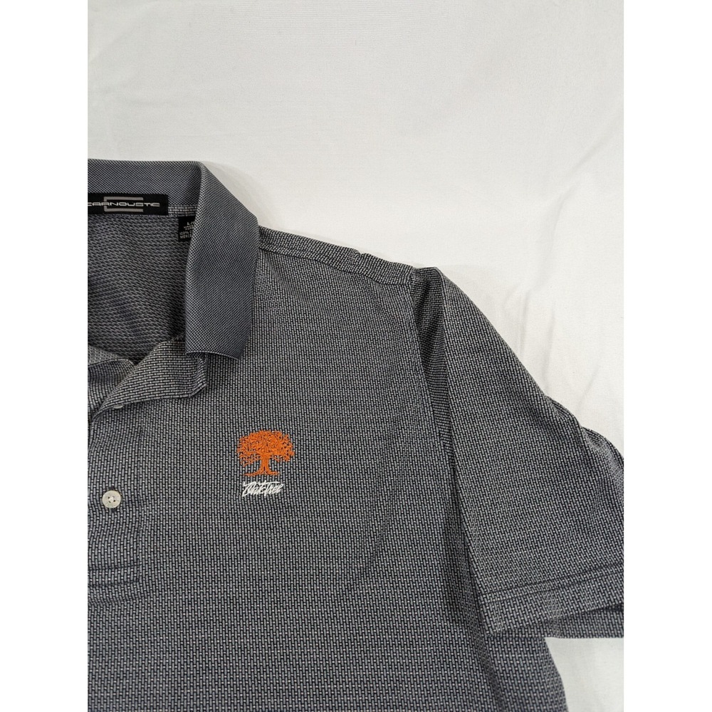 Carnoustie Golf Short Sleeve Oak tree Golf Course Men's Large Geometric - Picture 2 of 7